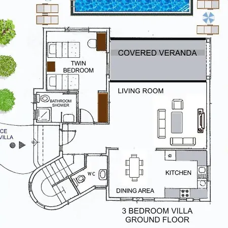 Azzurro Holiday Villas Vilă Peyia